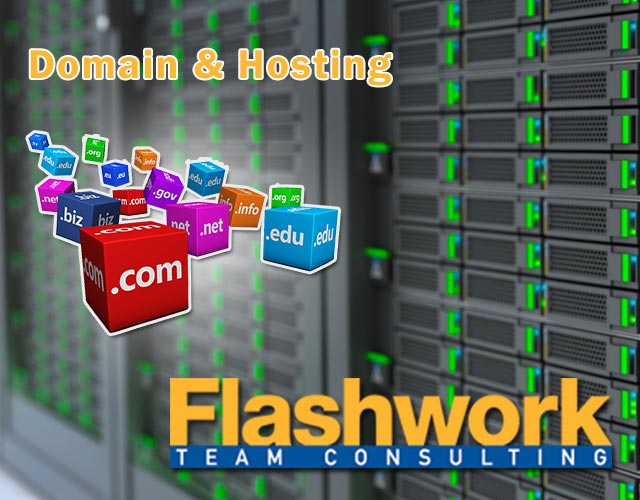 Domain name registration and hosting services