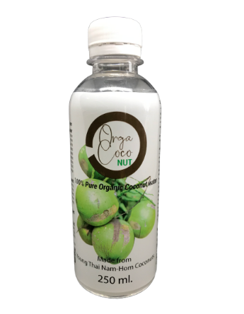 100% Pure organic coconut water 